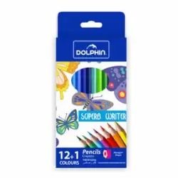 Dolphin 00-00000558 | Color Pencils 12+1 Colors