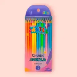 REF BK-00102242 | Colored Pencils 12 Colors Break-Resistant Lead