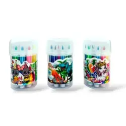 Tongdi 6877-12 | Markers 12 Colors Quick-Drying Ink