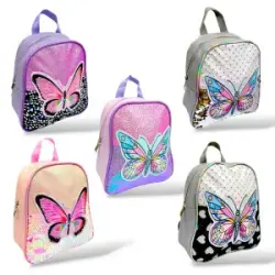 BK BK-00102275 | Kids' Bag Sequin Butterfly Design