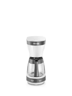 Delonghi Drip Coffee Maker, 1.2L, White