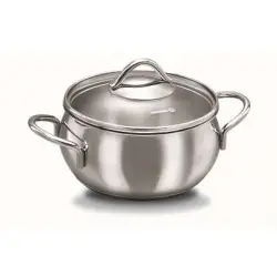 KORKMAZ A1074 | Casserole Tombik 22x11 cm 4.9 L Stainless Steel