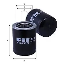 FİL FİLTRE Oil Filter ZP 27 E1