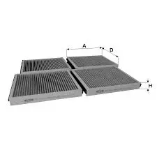 FİL FİLTRE CABIN FILTER HCK 7215-2