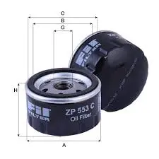 FİL FİLTRE Oil Filter ZP 553 C