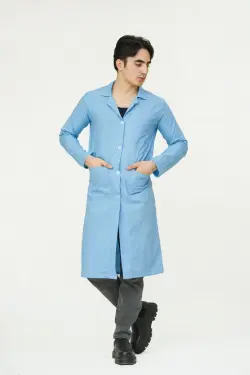 Saraýan SRN-6200-PO | Medical Lab Coat Durable Hygienic Fabric