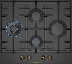 Bosch PCI6B3B90R | Gas Cooktop 4 Burners Stainless Steel