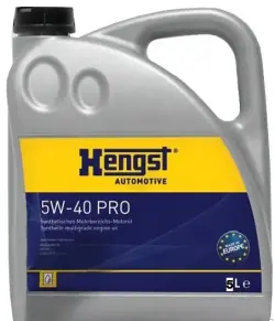 HENGST 5W-40 A3/B4 Motor Oil, 5L – High-Performance Engine Protection