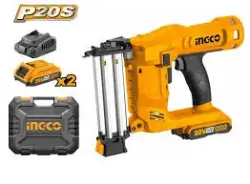 Ingco 20V Lithium-Ion Cordless Nailer Kit – Model CBNLI2002