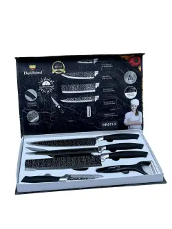 Haus Roland HR011-2 | Knife Set 6pcs Stainless Steel Professional