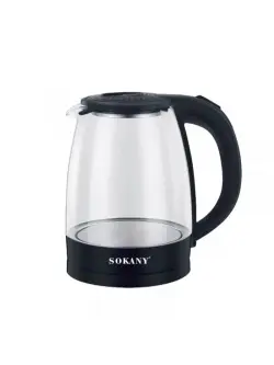 SOKANY SK-SH-1097 | Электрический чайник стеклянный 2,0 л 1500 Вт