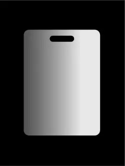 P-2032 | Plastic Cutting Board 20x32 cm Hygienic Durable