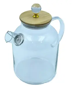 TP TP-1803 | Glass Teapot 1800 ml Wooden Lid