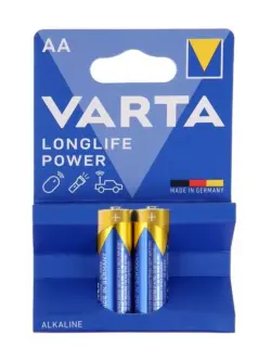 VARTA 9398 | AA Battery 2-Pack Alkaline Longlife Power