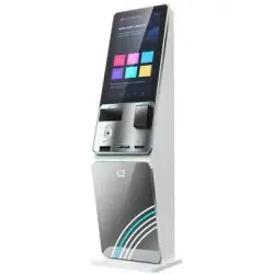 Öz-özüne hyzmat kiosk touch ekranyň, pul kabul ediji we kamera bilen