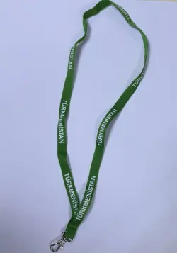 Turkmenistan | Wristband Green with Inscription