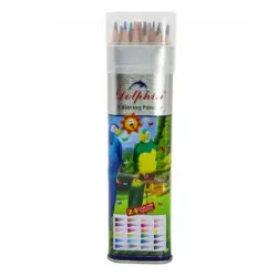 Dolphin AR-00000950 | Colored Pencils 24 Colors Bulk Pack 2400 pcs
