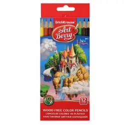 Erich Krause 53353 | Color Pencils Triangular Plastic 12 Colors