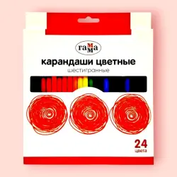 Gamma W1244-24 | Colored Pencils 24 Colors Set