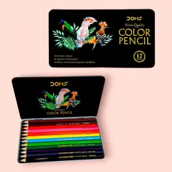 DOMS DM24826-12T | Colored Pencils 12 Colors Box