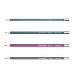 ErichKrause BK-00043424 | Graphite Pencil HB Triangular with Eraser