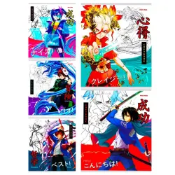 АНИМЕ BK-00099548 | Notebook Grid 48 Sheets Colored Coated Cover