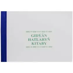 Gidyan hatlaryn kitaby 00-00003940 | Horizontal A4 Hardcover Book 80 Sheets
