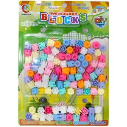 Magic Blocks 839-62 | Construction Set Bulk Pack Educational Toy