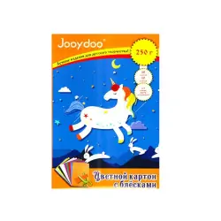 QD QD-21004 | Glitter Cardboard 10 Colors 10 Sheets
