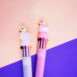 Flamingo BK-00094288 | 10-Color Ballpoint Pen Multi-Function
