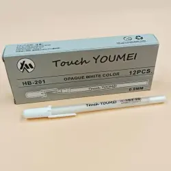 HB HB-201 | Ballpoint Pen White Smooth Writing
