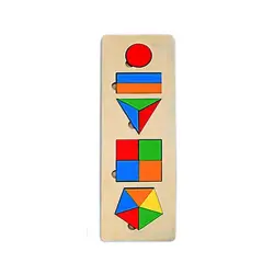 BK-00081571 | Wooden Puzzle for Kids Geometric Shape 29.5x10 cm