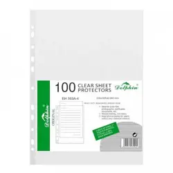 Dolphin BK-00021784 | A4 File 60 Micron Durable Polypropylene