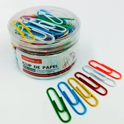 WEIBO WB-2038 | Colored Paper Clips Assorted Colors