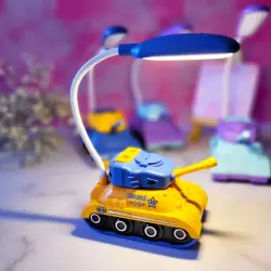 TANK YC-9900A/B/C | Children's Lamp Tank-Shaped Durable Plastic