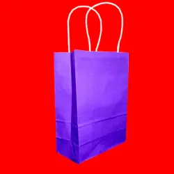 Paper Bag BK-00102102 | Paper Bag 32x12x33 cm Purple Fill