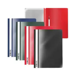 Erich Krause BK-00051533 | Plastic Folder A4 Fastener Assorted