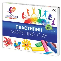 Luch BK-00021460 | Modeling Clay 18 Colors Set