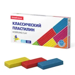 ErichKrause BK-00049402 | Classic Modeling Clay 6 Colors 96g