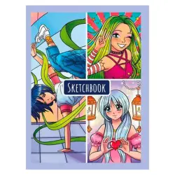 Anime Style BK-00082655 | Sketchbook Anime Design, Durable Binding