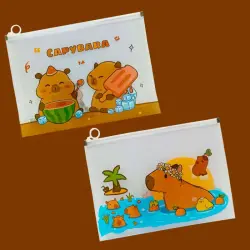Capybara 6032 | A4 Zipper Folder 80 Micron