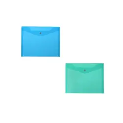 BK-00071329 | Button Folder A5 Durable Plastic