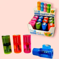 DAIMARSE DMS-864 | Pencil Sharpener & Eraser Combo Dual-Function