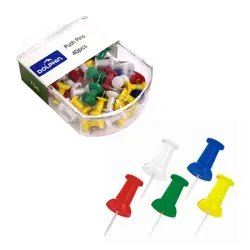 Dolphin 95-00002890 | Push Pins 10mm Assorted Box
