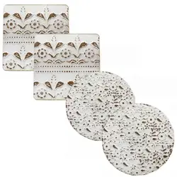 BK BK-00080842 | Cup Stand Set 6 pcs Floral Pattern