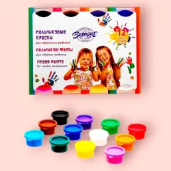 Baroque BK-00102220 | Finger Paints Set 12 Colors