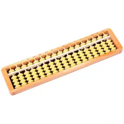 Abakus BK-00101292 | Counting Frame 13 Rods Wooden 23x6 cm