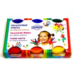 Baroque UP-00000117 | Finger Paint 6 Colors Non-toxic Pack