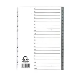 Libra MX-F-AZ | A-Z Index Divider A4 Card Tabs