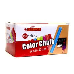 Classik BK-00035138 | Colored Chalk Bulk Pack 150 pcs